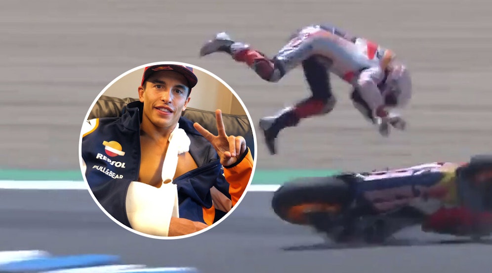 Marc Marquez richtet den Blick nach vorne.