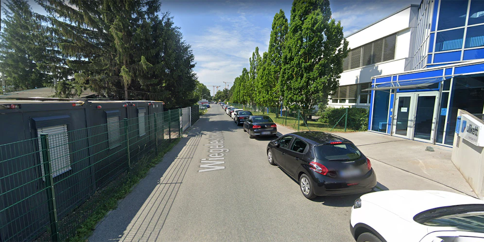 Der Lenker flüchtete nach dem Unfall in der Wiegelestraße,