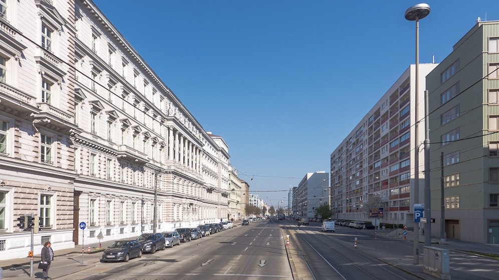 Wegen Straßen- und Gleisbauarbeiten wird die Nordbahnstraße (Leopoldstadt) vom 20. Juli bis 4. September totalgesperrt. 