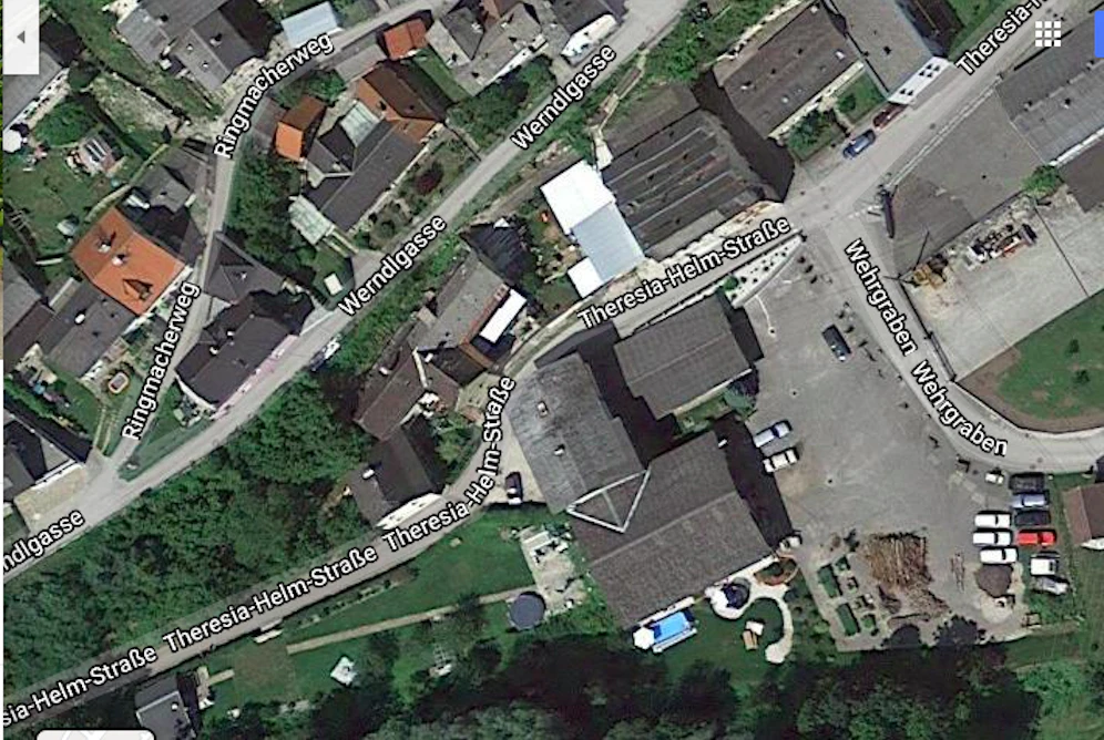Ort des Streits: Die sehr enge Theresia-Helm-Straße.