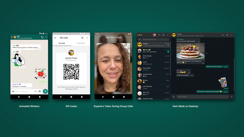 WhatsApp kündigt vier neue Funktionen für alle User an (1. Juli 2020)