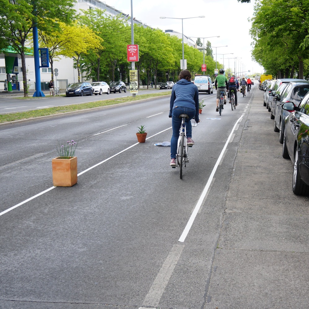 Aktionismus in der Adalbert-Stifter-Straße, der laut Bezirk 