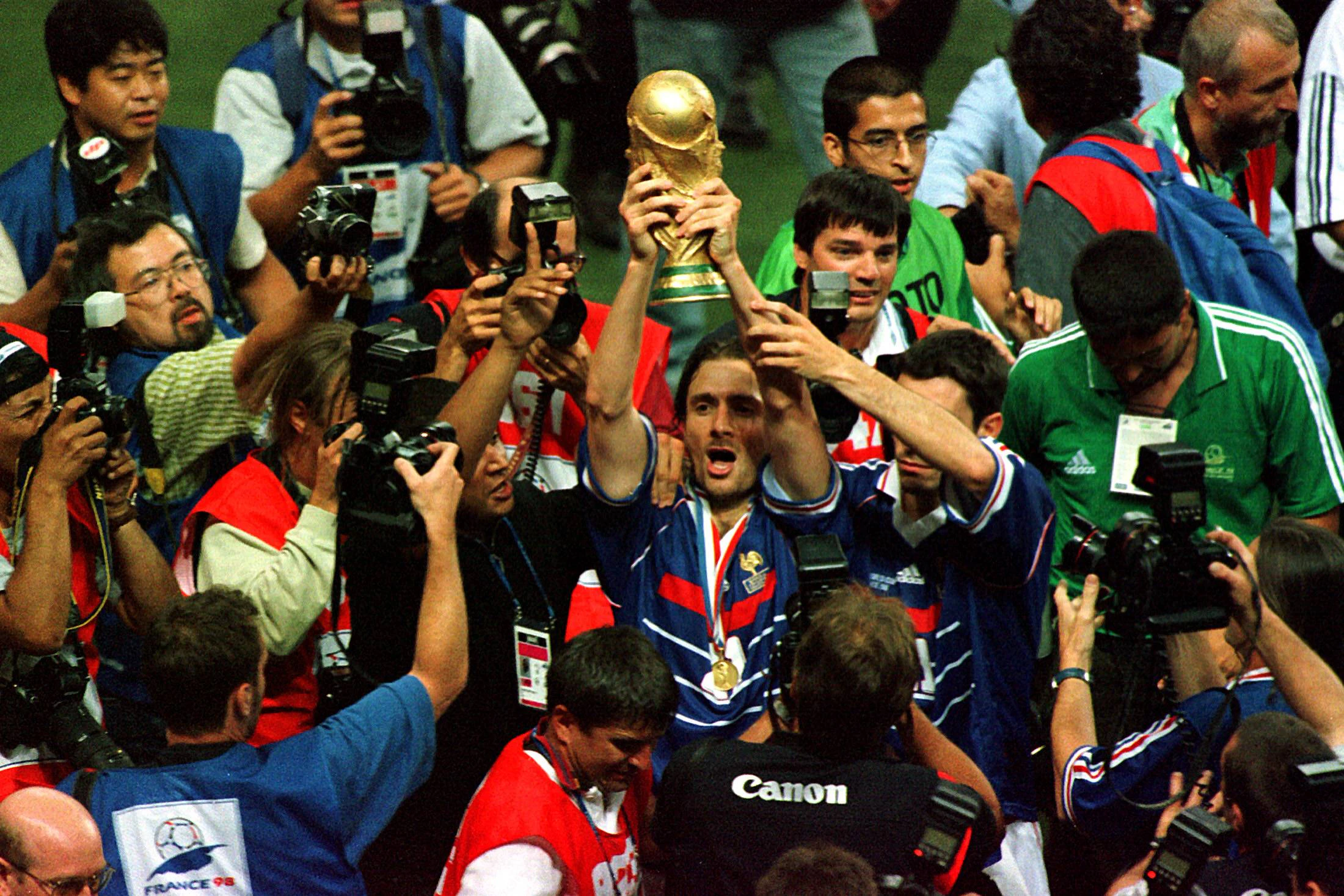 Dugarry wurde mit Frankreich 1998 Weltmeister