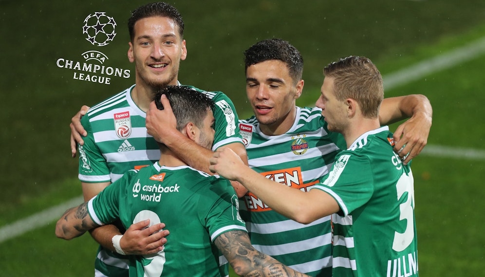 Rapid steht in der Champions-League-Quali.