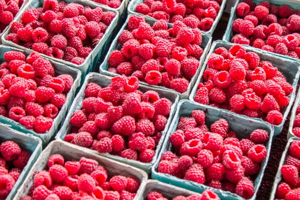 Himbeeren haben erst seit Kurzem in Österreich Saison.