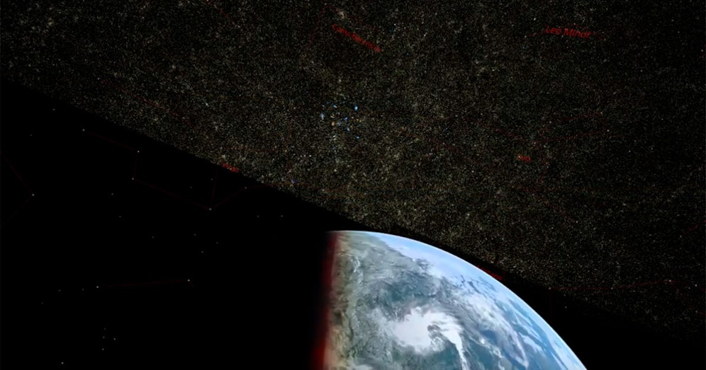 Die bisher größte 3-D-Karte des Universums.<br>