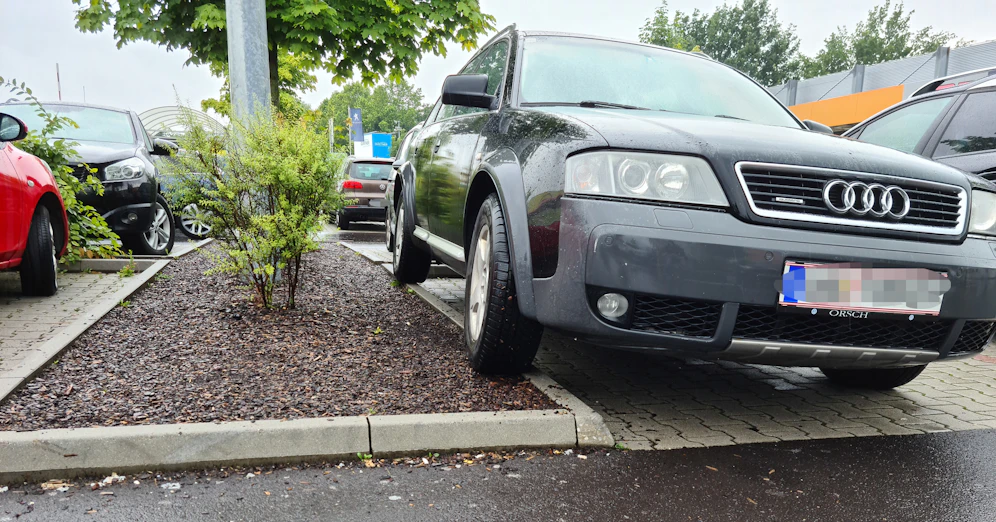 Dieser Falschparker sorgte bei genauerem Hinsehen für Lacher.