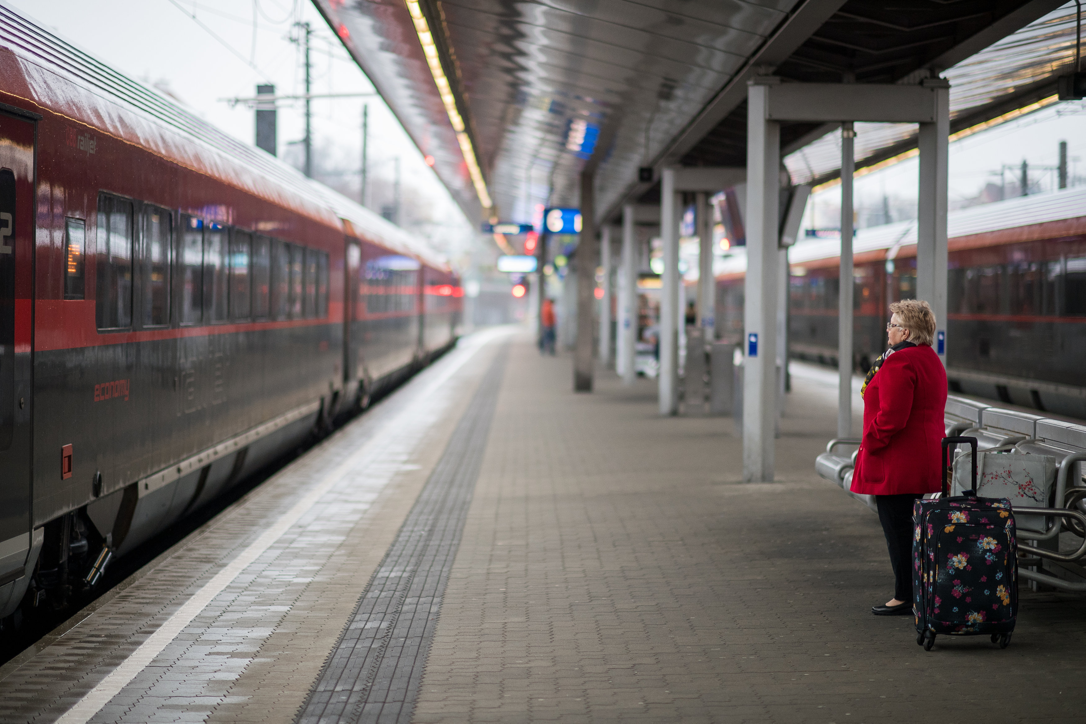 Der Mann kam in Wien am Bahnhof Meidling an.