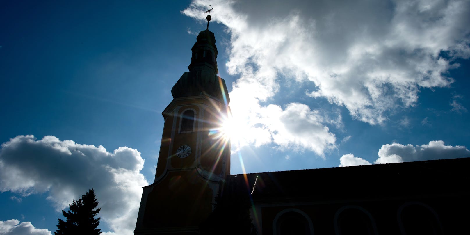 Die evangelisch-lutheranische Kirche in Hochkirch, Sachsen