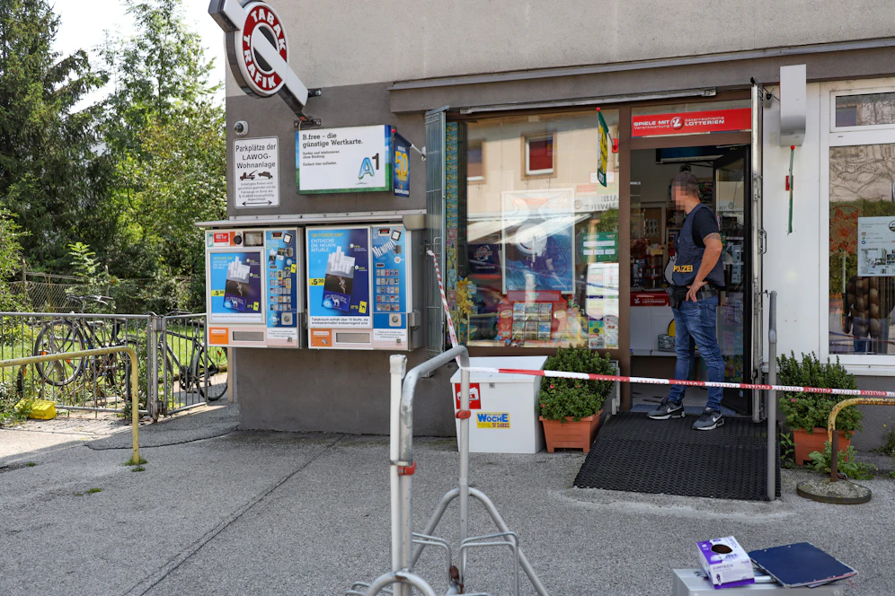 In Wels wurde eine Trafik überfallen. 