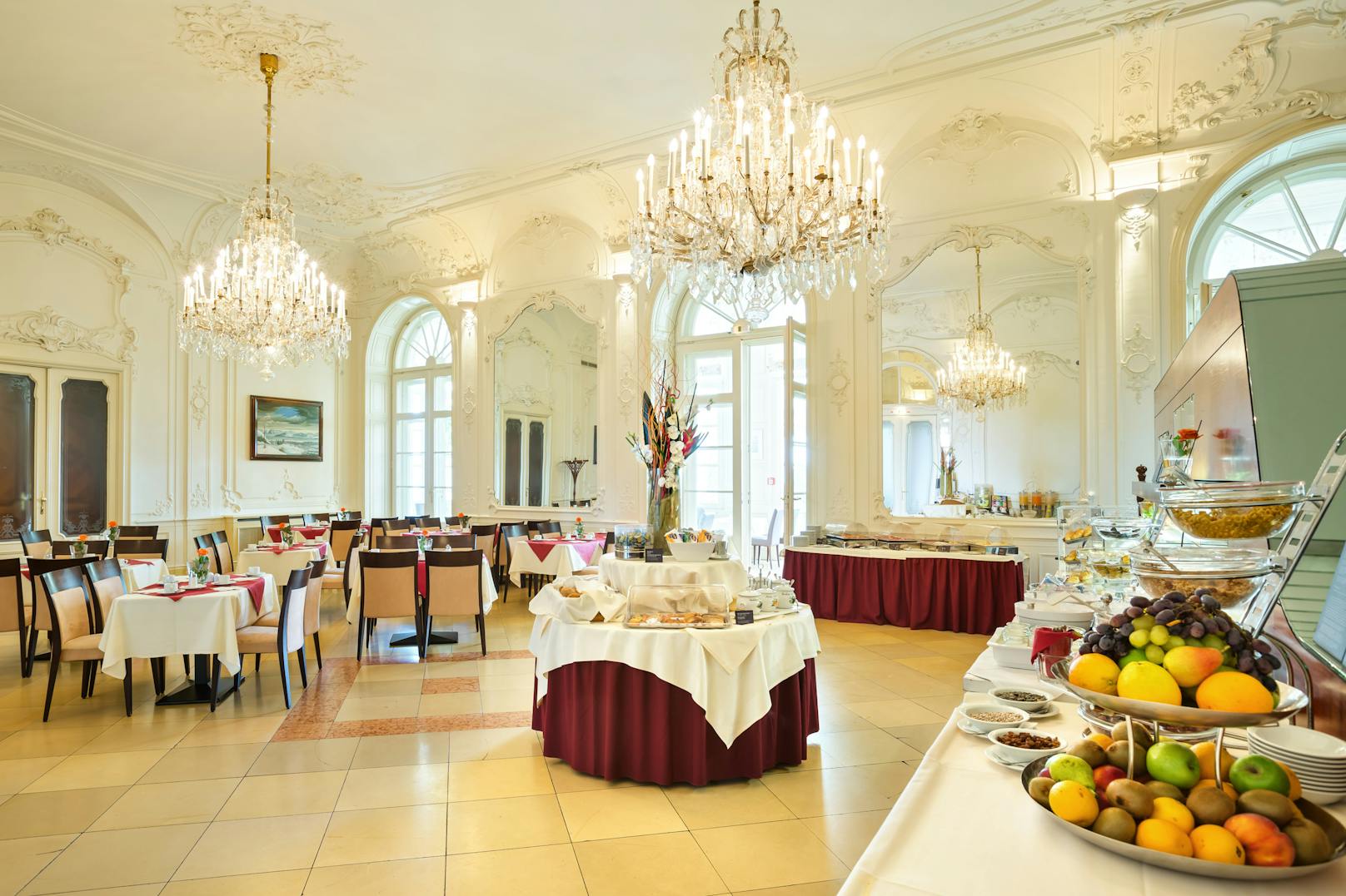 Das Restaurant im Austria Trend Hotel Schloss Wilhelminenberg&nbsp;