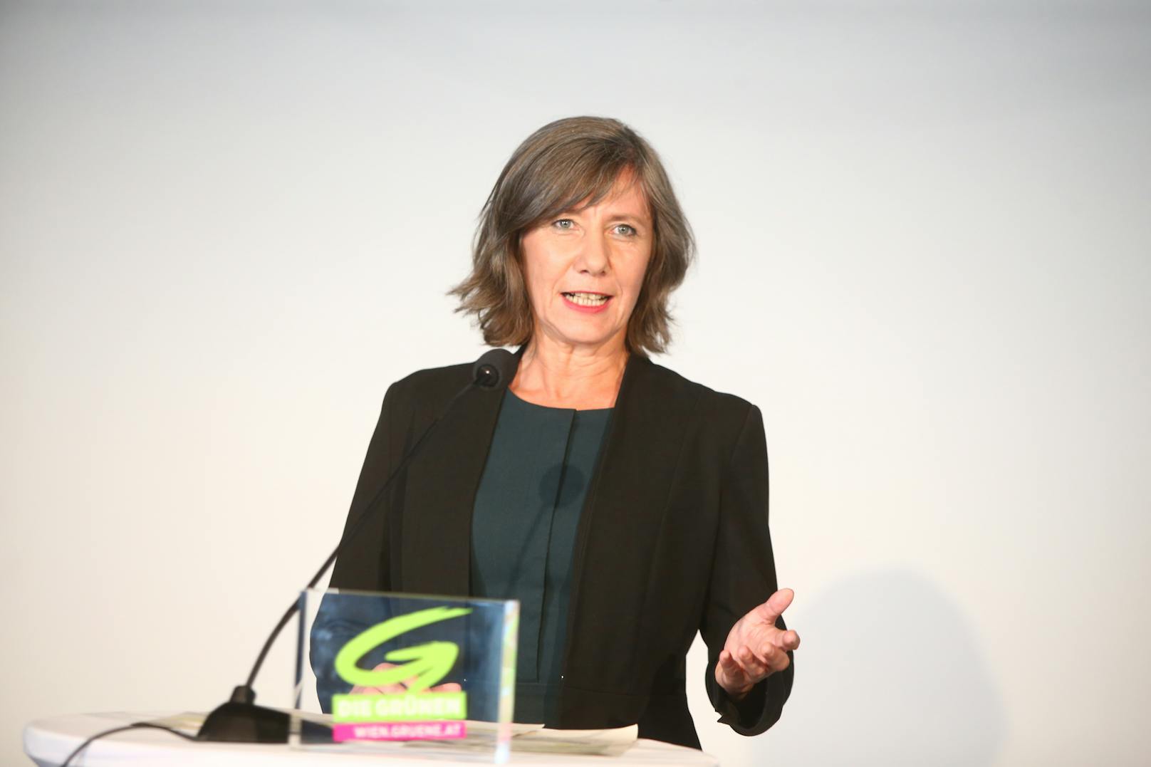 Vizebürgermeisterin Birgit Hebein folgte 2019 auf Maria Vassilakou und führt die Wiener Grünen in den Wahlkampf.