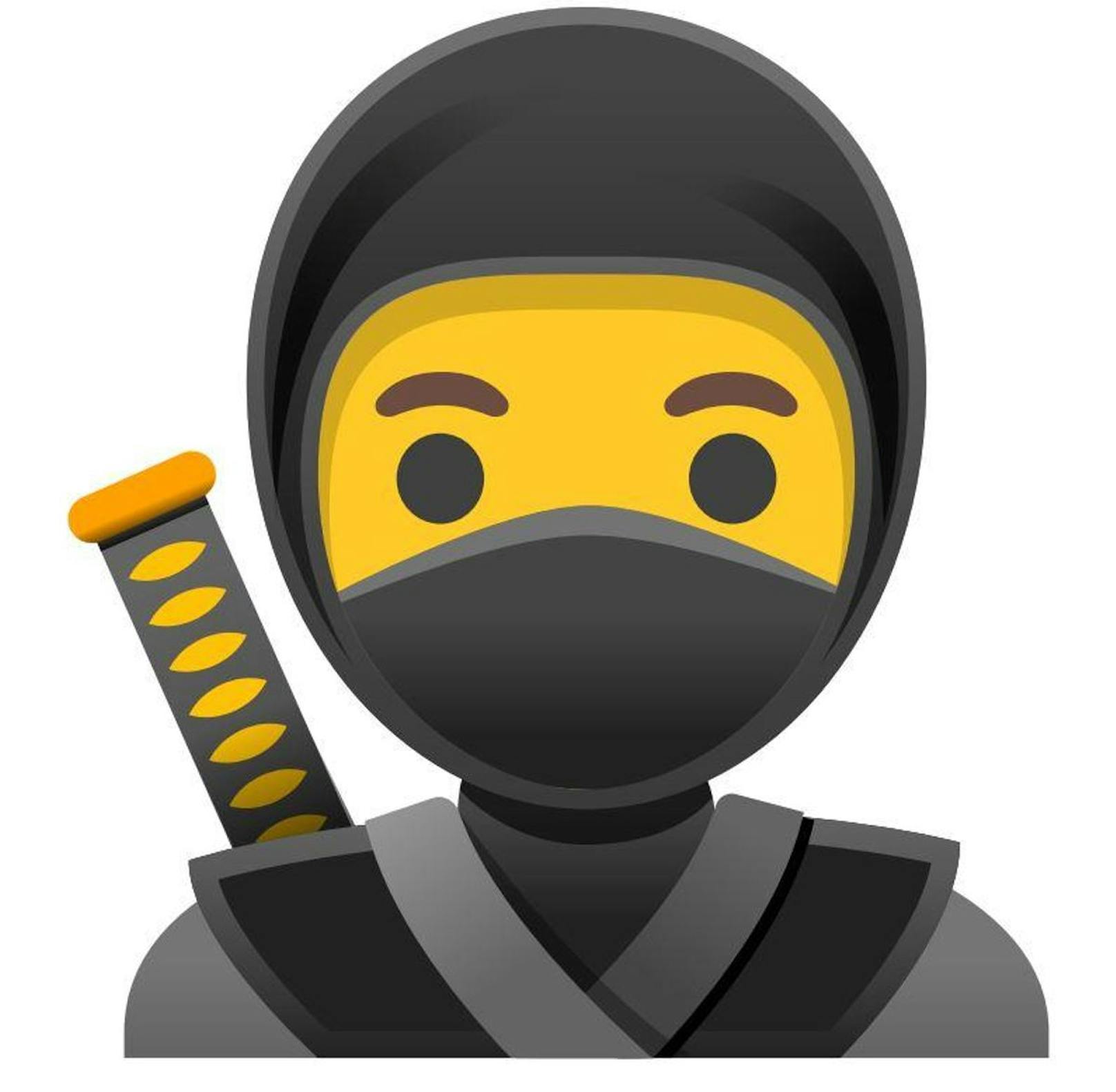 Mit dem System-Update kommen zahlreiche weitere Emojis auf die Handys, etwa ein Ninja.