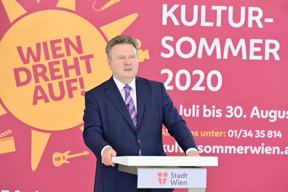 Wiens Bürgermeister zieht eine positive Zwischenbilanz des Wiener Kultursommers 2020.