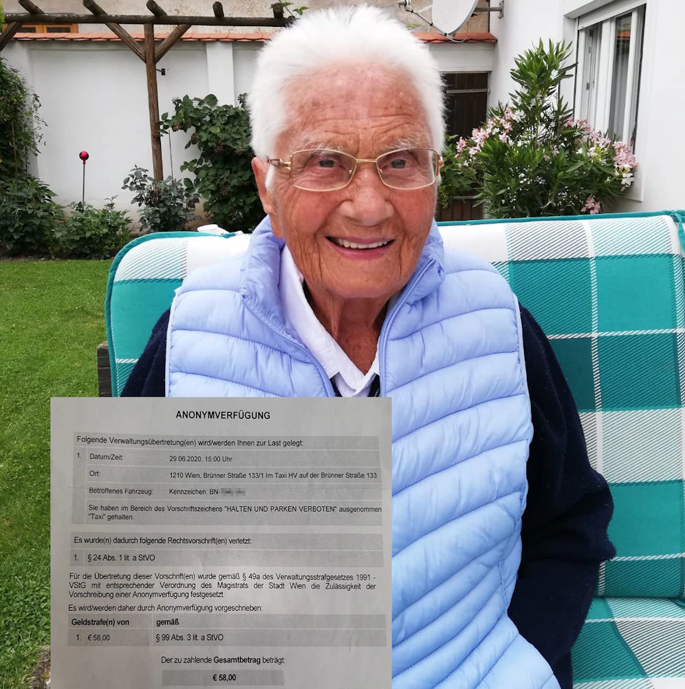 Eleonore N. (101) aus Waitzendorf (NÖ) ist gehbehindert. 