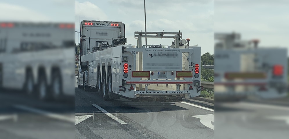 Eine Nachricht an alle anderen Verkehrsteilnehmer