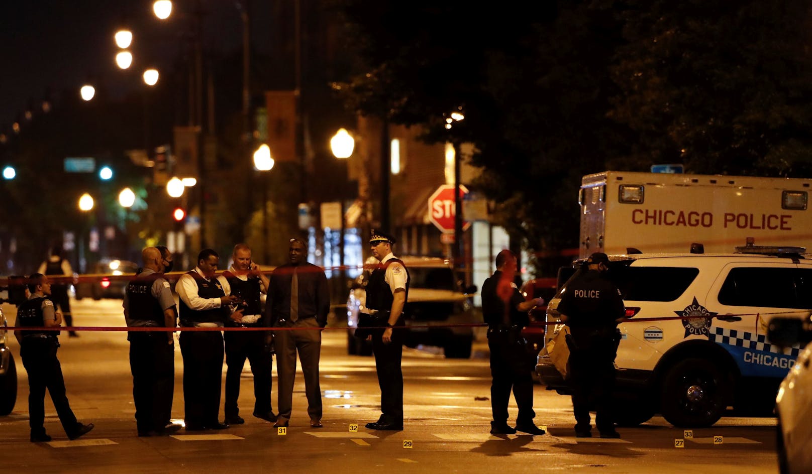 Bei einer Schießerei in Chicago wurden 14 Menschen verletzt.