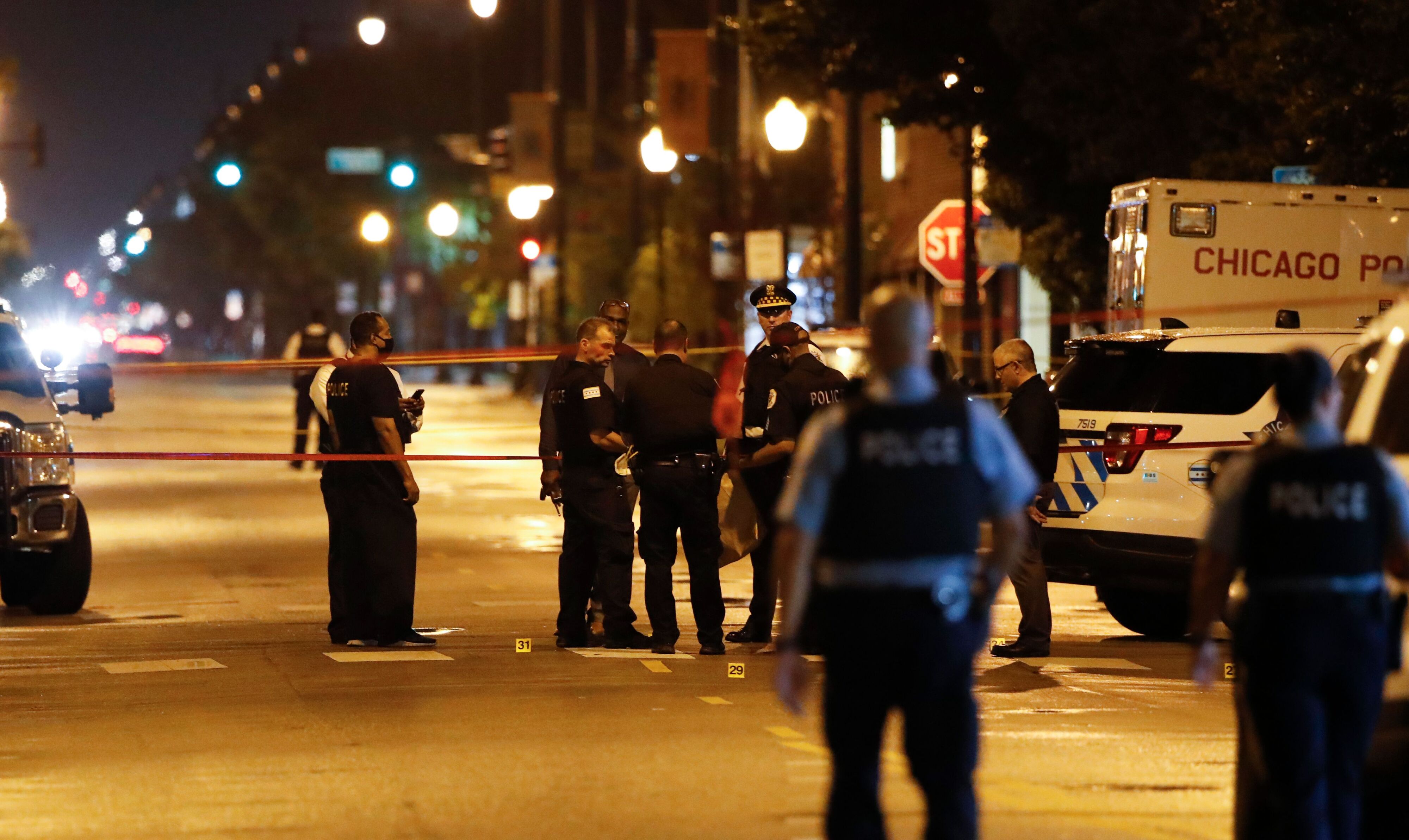 Bei einer Schießerei in Chicago wurden 14 Menschen verletzt.