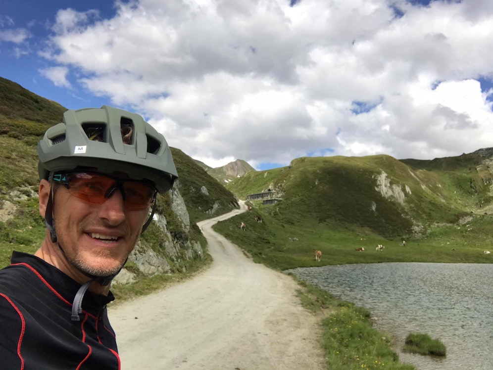 Oliver Zeisberger vor dem gefährlichen Unfall.