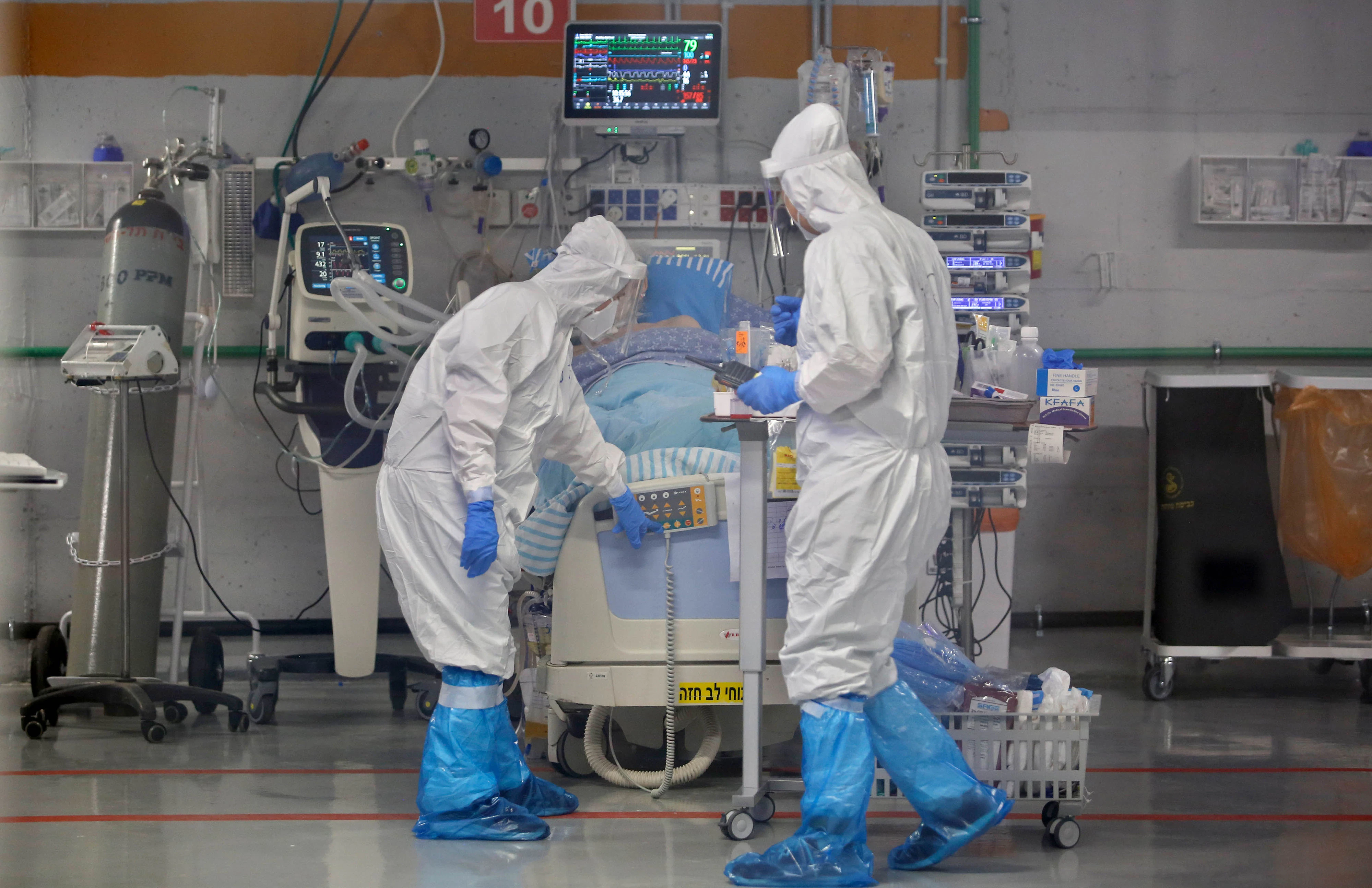 Israel meldet einen Rekordwert an Neuinfektionen mit dem Coronavirus.