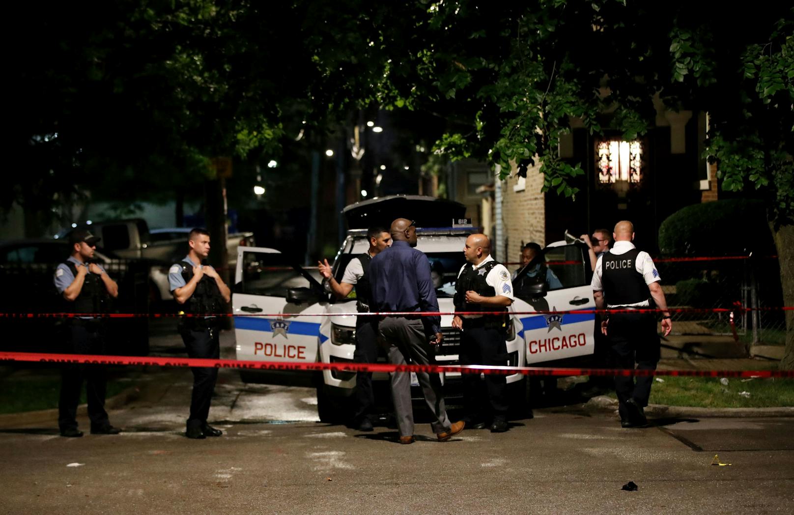 Bei einer Schießerei in Chicago wurden 14 Menschen verletzt.