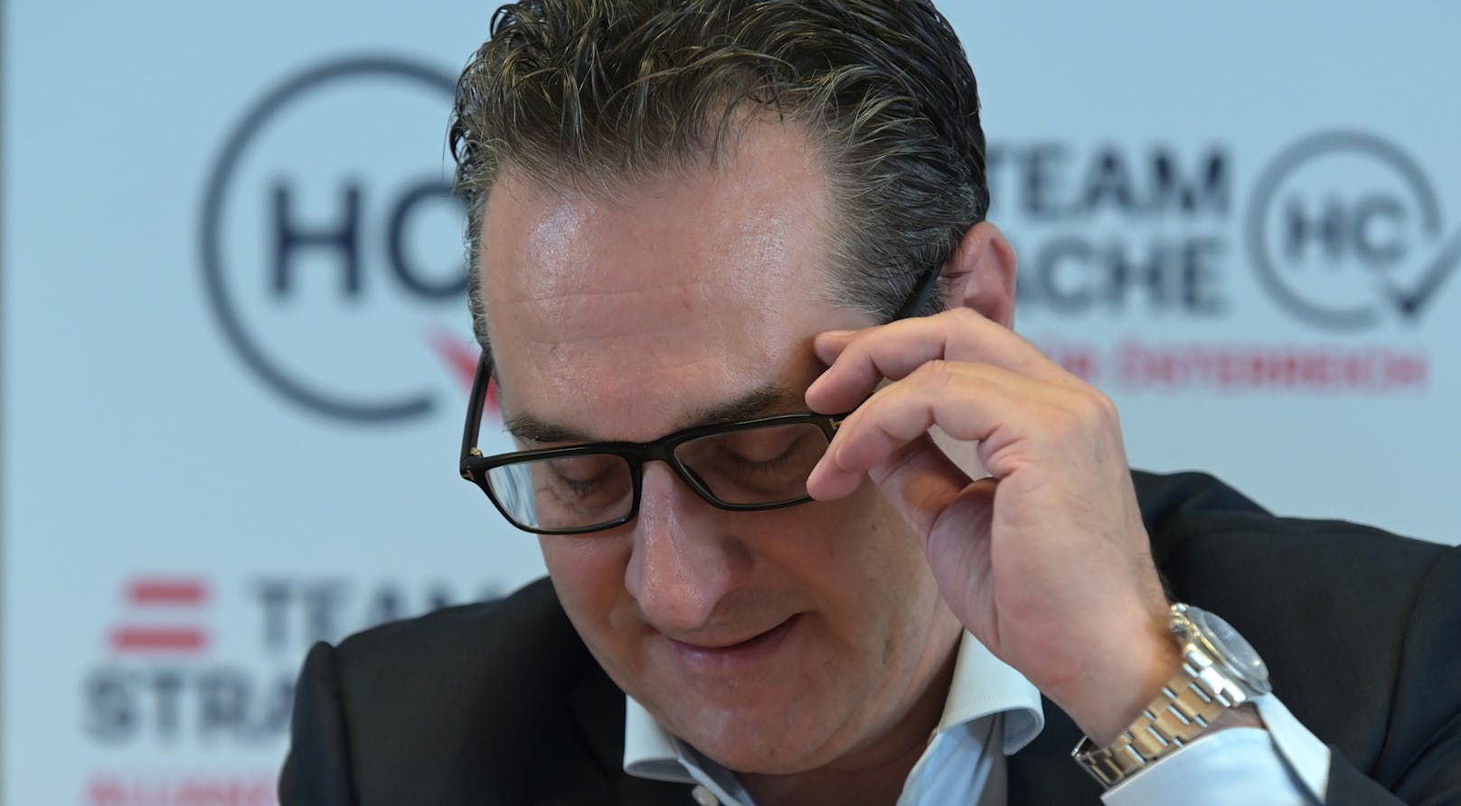 Heinz-Christian Strache rittert um den Einzug in den Wiener Gemeinderat.