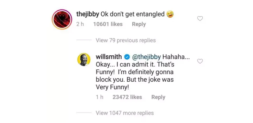 Will Smiths Antwort auf den frechen Kommentar