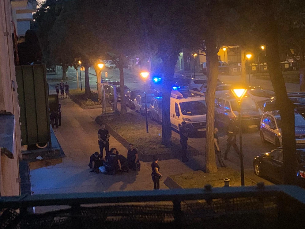 Festnahme beim Mexikoplatz in Leopoldstadt