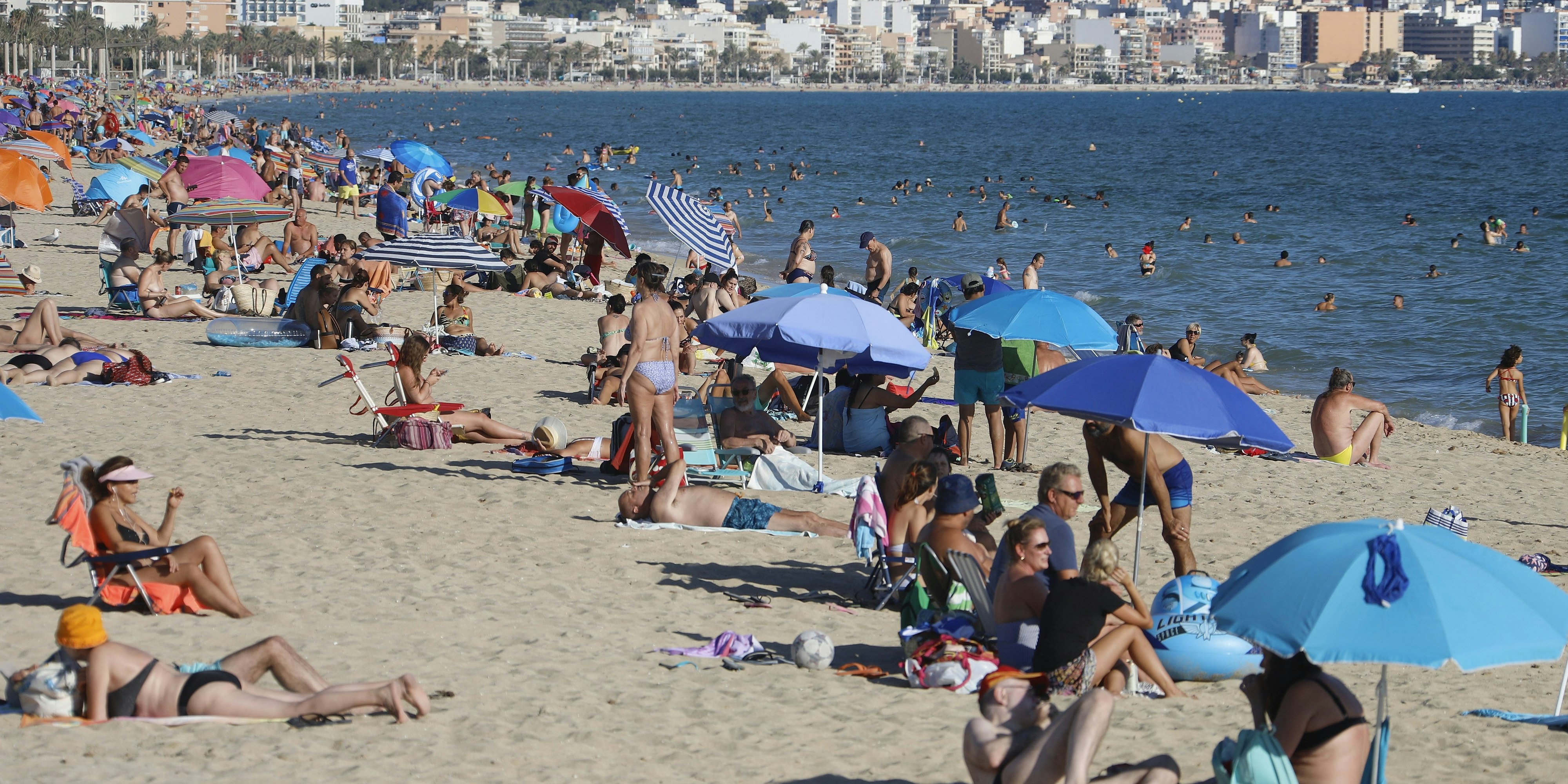 Die Strände auf Mallorca sind gut besucht.
