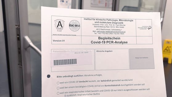 Ein Begleitschein-Covid-19 bei stationärer Aufnahme in einem Krankenhaus in Oberösterreich