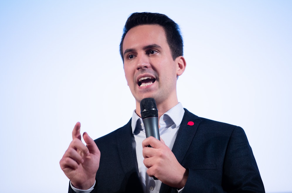 Der Wiener Neos-Chef Christoph Wiederkehr