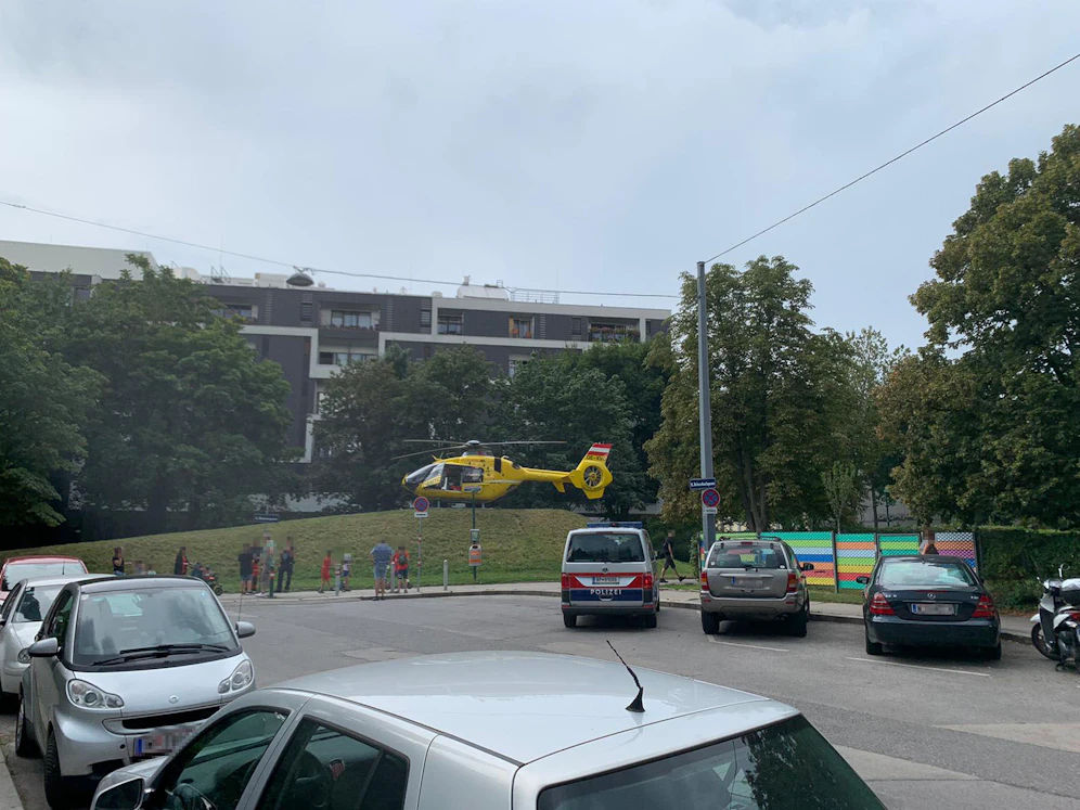 Die Rettung war vor Ort.