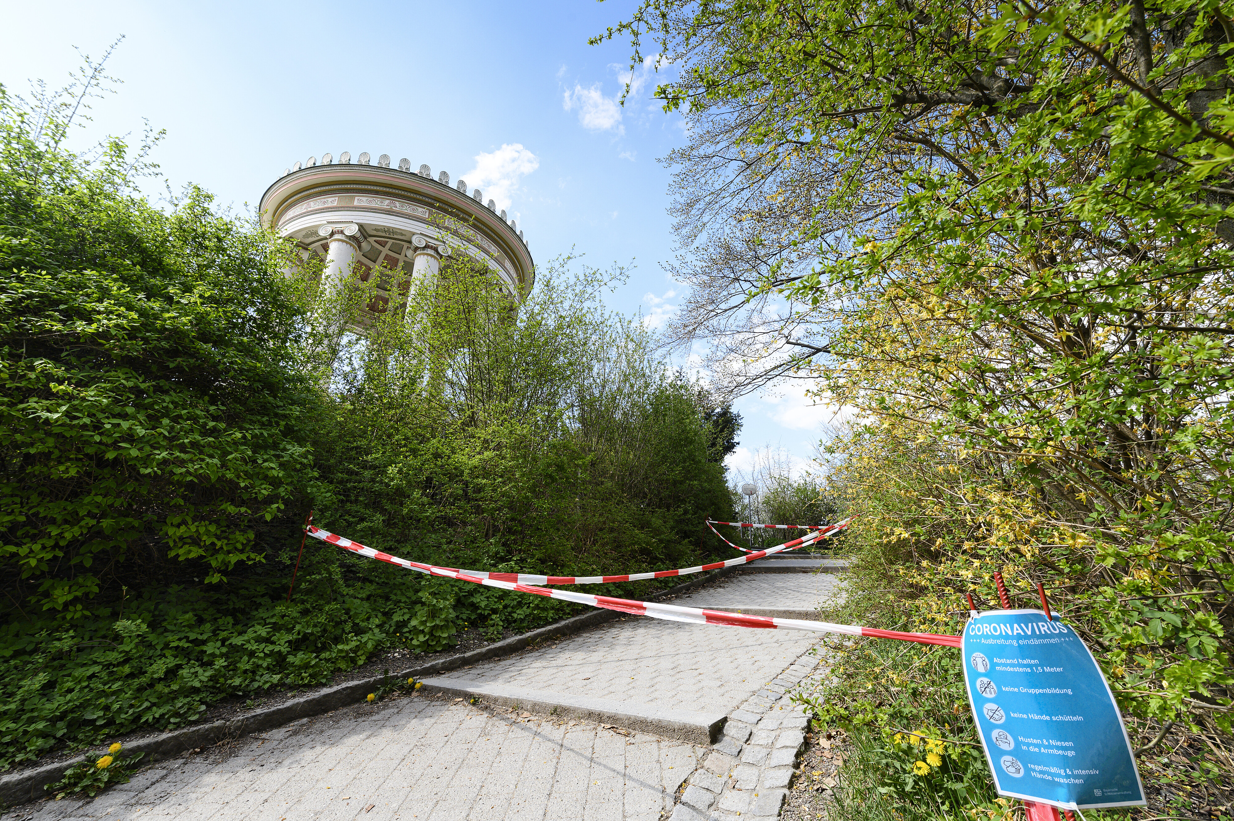Der Vorfall passierte im Englischen Garten in München.