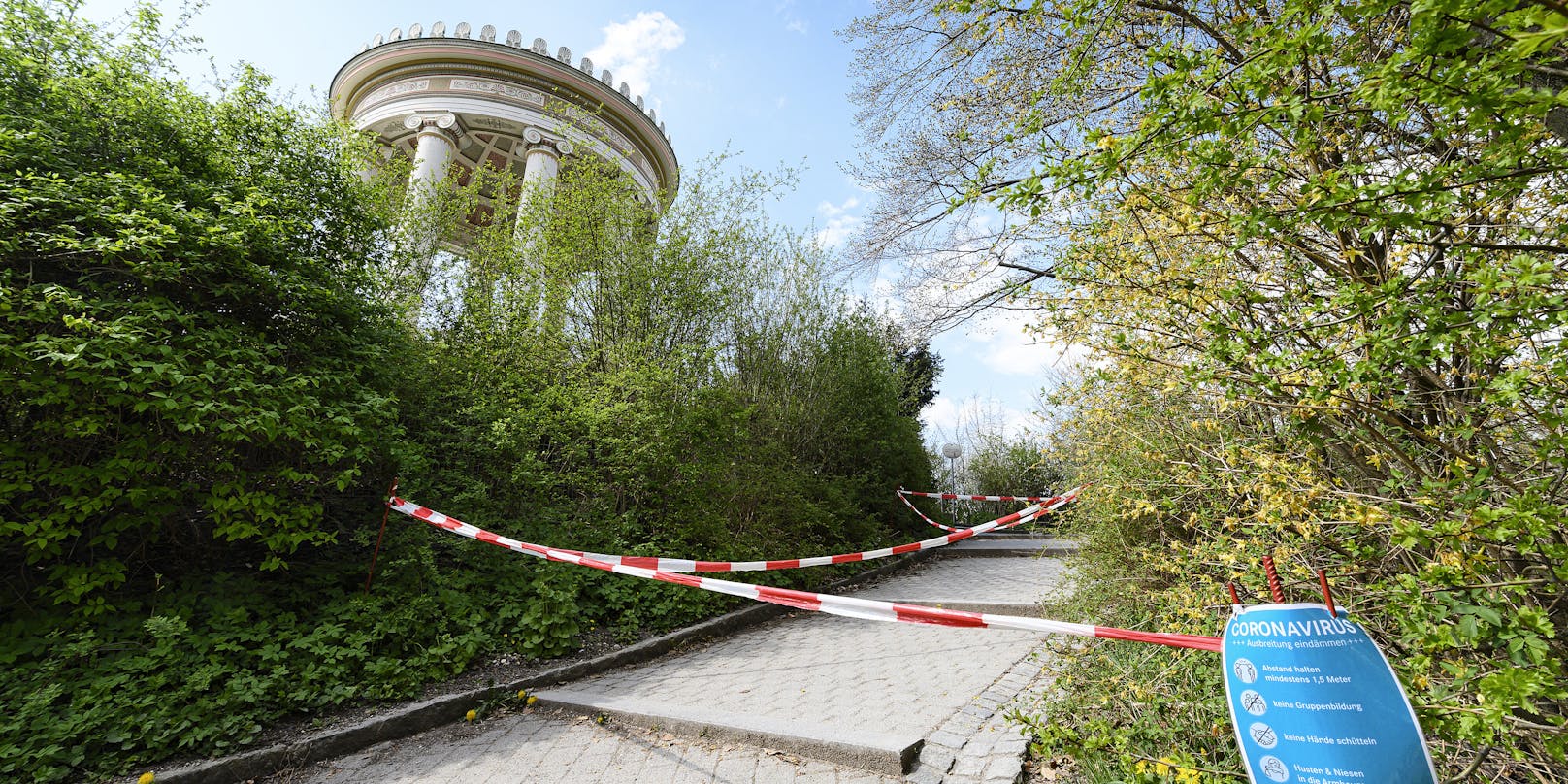 Der Vorfall passierte im Englischen Garten in München.