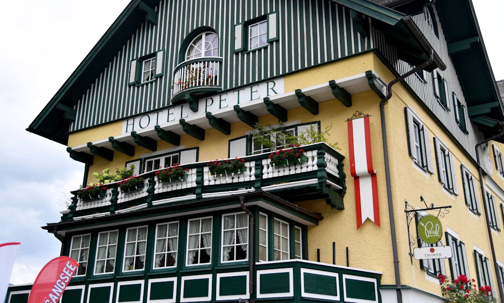 In St. Wolfgang wurden in vier Unterkünften Infektionsfälle gemeldet. Im Bild das Hotel Peter