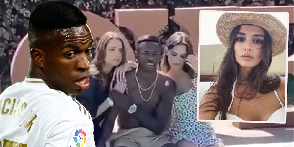 Vinicius Jr. und Elif Aksu drehen zusammen auf Ibiza.