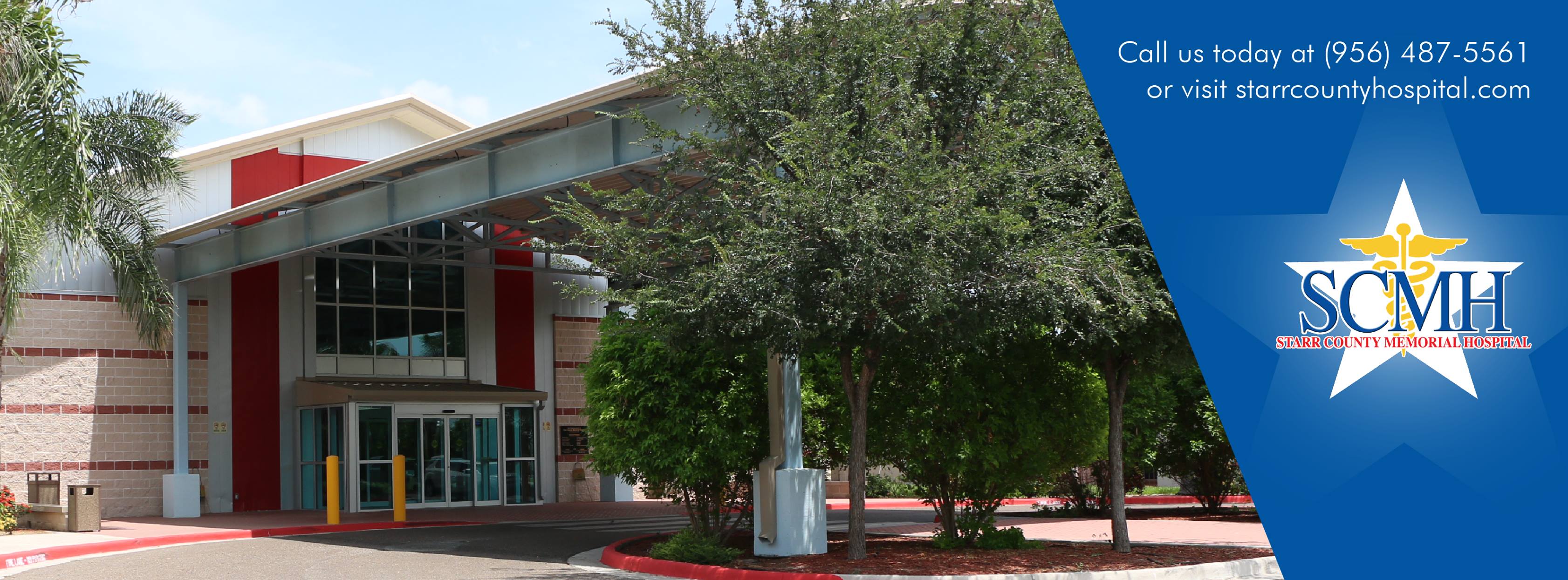 Das Eingangsportal des Starr County Memorial Hospitals