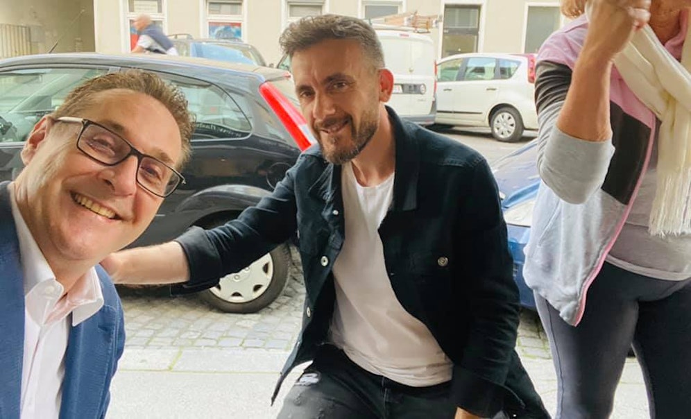 Strache mit seinen 