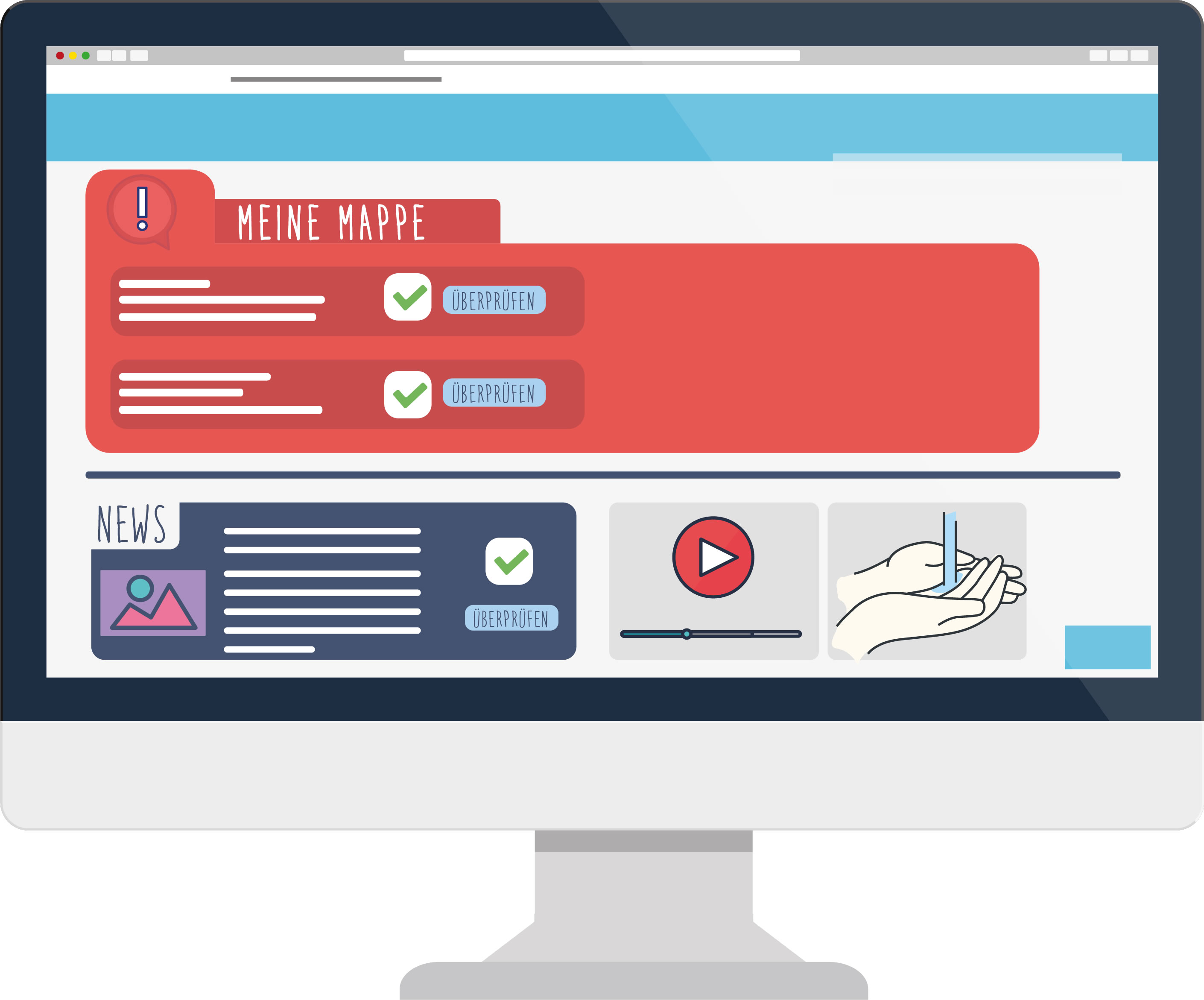 In der sicheren digitalen Mappe für den Nachweis des Gesundheitsstatus wird der höchstmögliche Datenschutz berücksichtigt. 