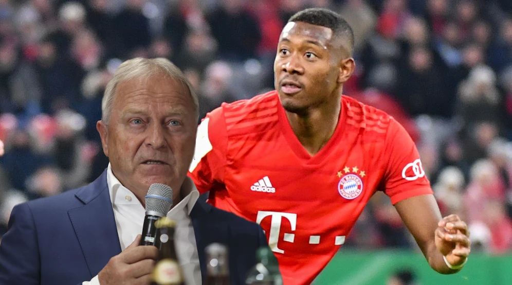 ÖFB-Boss Leo Windtner (l.) und David Alaba
