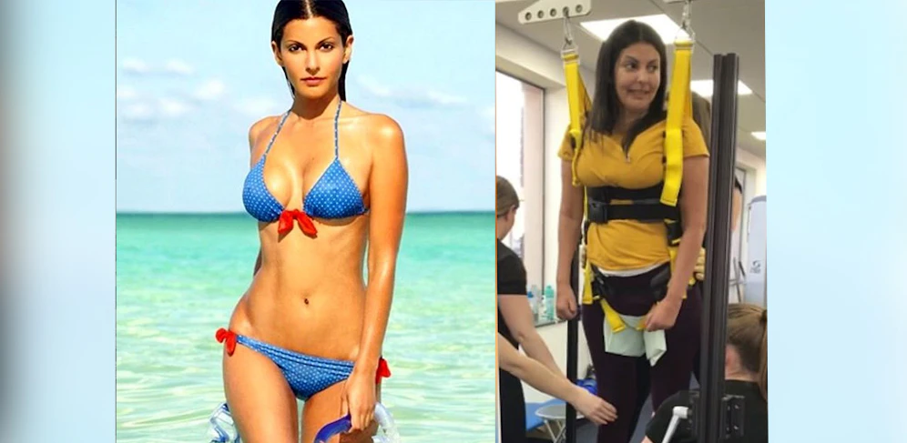 Model Sofia Vera (40) will wieder laufen lernen.