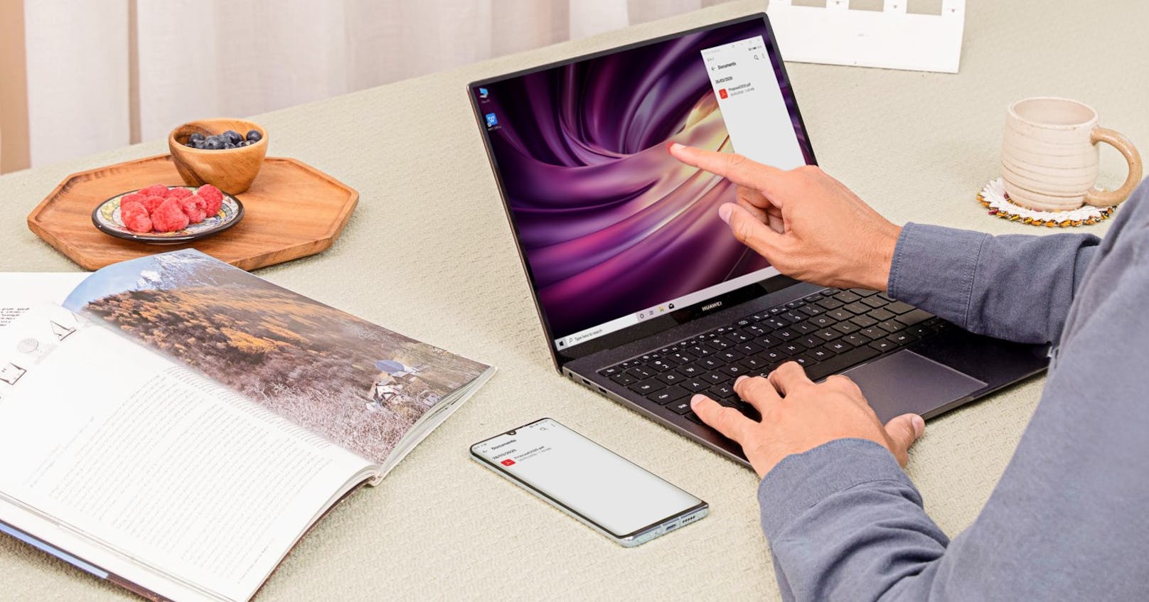 Huawei MateBook X Pro ist optimaler Begleiter im Beruf und in der Freizeit.