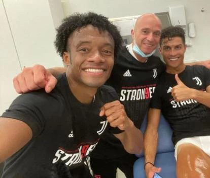 Ronaldo auf der Massagebank