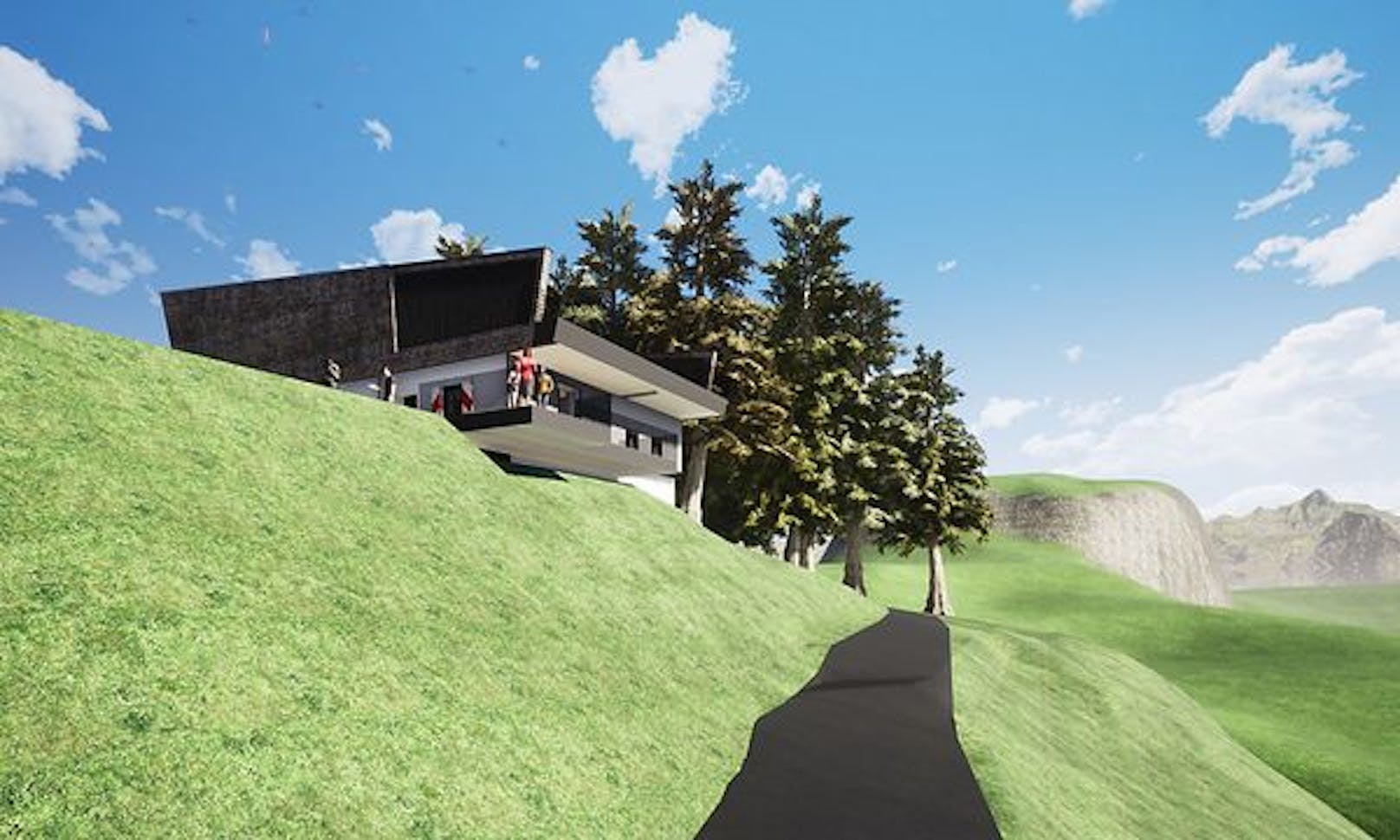 Das neue Starthaus in Kitzbühel