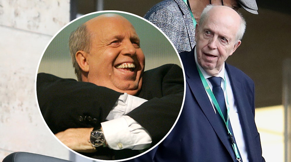 Reiner Calmund einst (l.) und jetzt