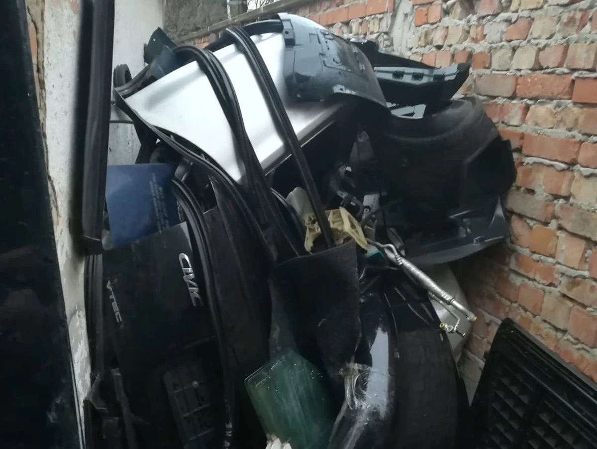 Eines der weniger intakten Autos.
