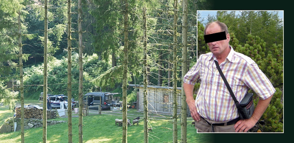 Der 60-jährige Otto L. soll seine Lebensgefährtin in dieser Hütte ermordet haben.