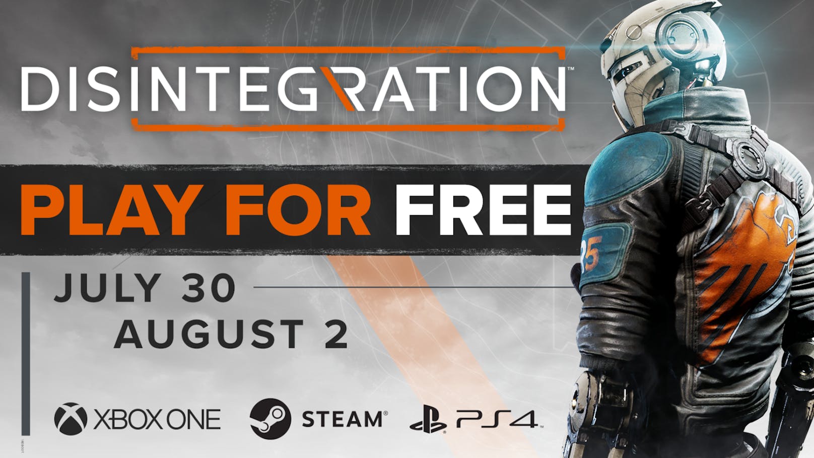 Disintegration lässt sich für ein verlängertes Wochenende gratis spielen.