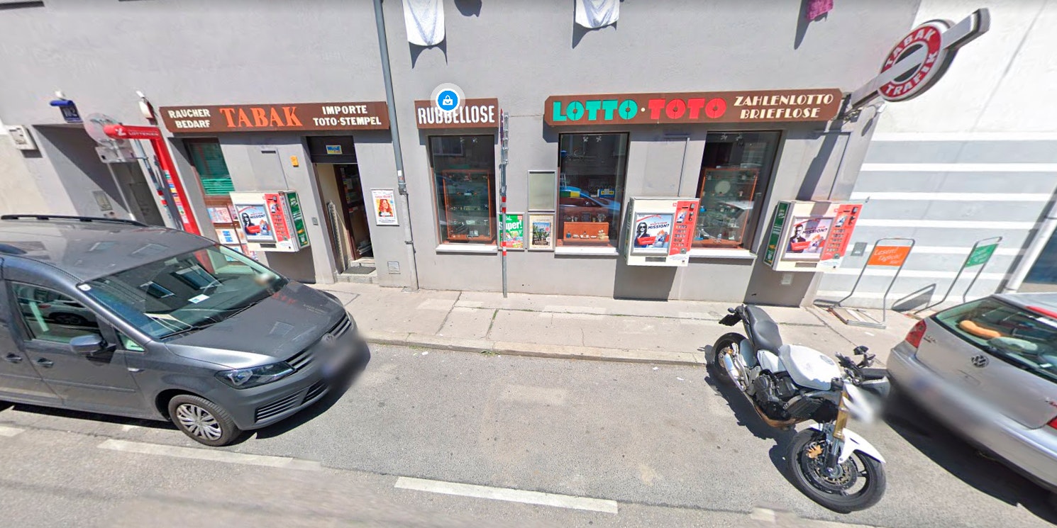 Die Trafik in der Geblergasse in Wien-Hernals