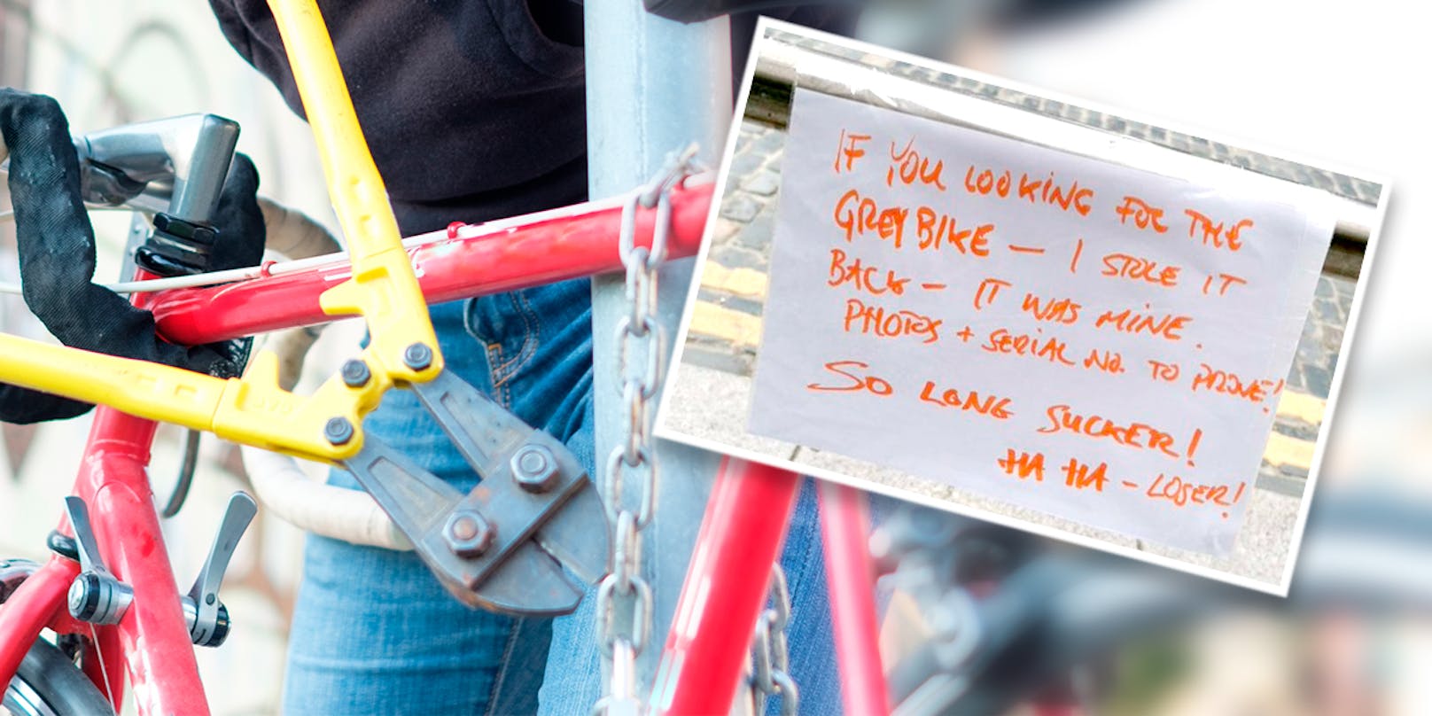 Ein Fahrrad-Diebstahl mit Stil lässt das Netz jubeln